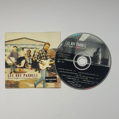 Lee Roy Parnell - Every Night's A Saturday Night CD 1997 Promo Country Arista