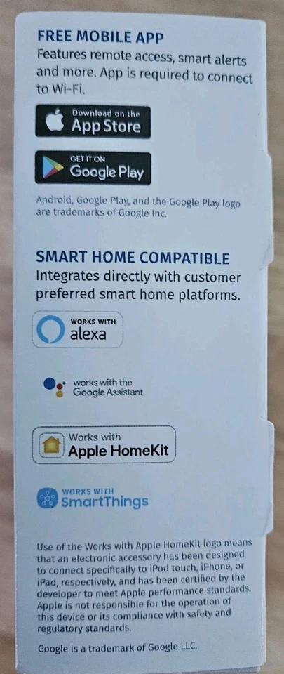 Emerson Sensi Smart Touch Wi-Fi Pgm Thermostat SILVER 1F95U-42WFS New Unopened - Image 4 of 4