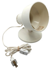 Vtg Ge Grow Light White Works Great No Bulb