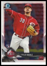 Tyler Mahle 2018 Bowman Chrome Rookie Card!!. rookie card picture