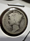 1916 S Mercury Dime 10¢ 90% Silver
