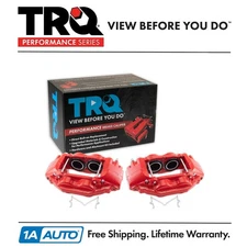 TRQ Performance Front Brake Caliper Set Fits 08-2015 Toyota Sequoia 07-15 Tundra