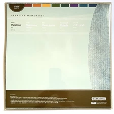 Creative Memories 12x12 Power Palette Jewel Vacation Kit Stickers Photo Mats