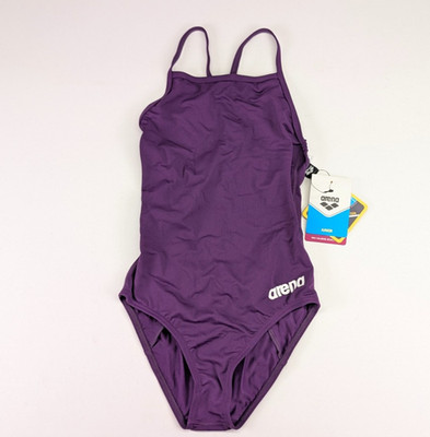 Arena Girl's MaxLife One Piece Swimsuit Size 26 Plum Purple Junior
