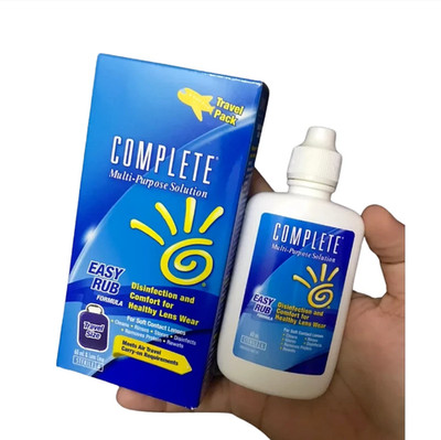 COMPLETE Multi-Purpose Contact Lens Solution EASY RUB 60ml   Travel Size