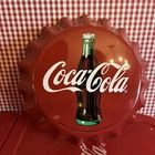 Vintage Coca cola Bottle Cap Sign