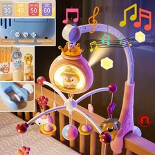      Baby Crib Musical Mobile with Soft Lights  Wind Chimes     