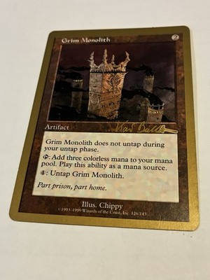 MTG 1993-1999 World Championships 1999 Grimm Monoloth Tokyo New mint MC18