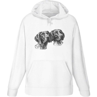 Hoodie ''Deutsch Kurzhaar Zeiger Paar Portrait'' Erwachsene (HO059339)