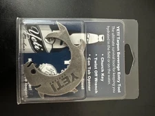 YETI Tarpon Beverage Entry Tool Church Key Twist Off Can Tab Bottle Opener - NEW