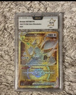 Arceus Vstar Gold 184/172 Stars Étincelantes Neuf PCA PSA Carte Pokémon - Photo 1/2