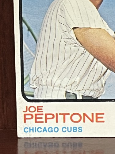 1973 Topps #580 Joe Pepitone BASEBALL Chicago Cubs - Picture 5 of 9