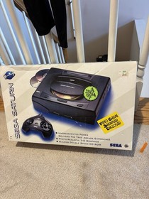 Sega Saturn Console Complete In Box CIB--TESTED + WORKING--FANTASTIC SHAPE