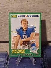 MATTHEW STAFFORD 2009 SCORE ROOKIE CARD #1 DETROIT LIONS QB RC RAMS QB SUPER HOT. rookie card picture