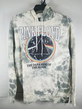 NEW WITH TAGS PINK FLOYD DARK SIDE OF THE MOON TIE DYE MEN'S HOODIE SIZE XL.