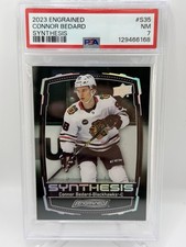 2023 Upper Deck Engrained #S35 Connor Bedard Synthesis Green PSA 7 HIGHEST GRADE