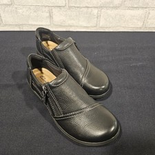 Collection By Clark Clack Loafers Size 6 Zipper On Side, New Comfortable