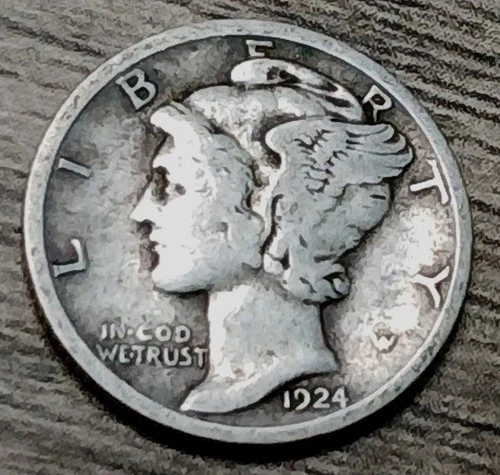 1924-P Mercury Dime — photo from the most recent tracked eBay sale