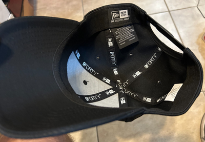 Cappellino Da Baseball New Era 9FORTY Stretch Snap - Nero - Taglia Unica Unisex - Tessuto Traspirante Con Chiusura Regolabile