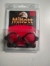 Millett 30mm Low Rise Scope Rings Black