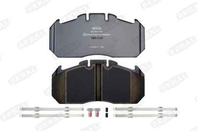 BERAL Bremsbelagsatz Scheibenbremse BCV29131TK für MAN TGA FER9568PC F2000 E2000