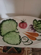 Vintage Los Angeles Potteries Large Serving Salad Bowl California Pottery