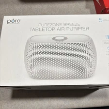 Pure Enrichment PureZone Breeze Tabletop Air Purifier, White