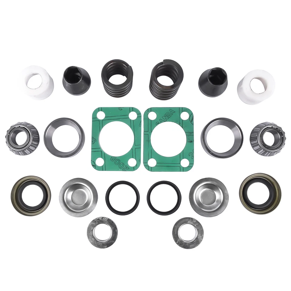 Front Axle King Pin Rebuild Kit For Chevy K30 K3500 Bearing Bushing Spring Seal Foto 4 de 4