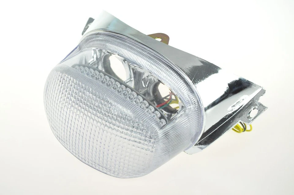Luz trasera LED señal de giro apta para Suzuki 97-00 GSXR 600 96-99 GSXR 750 transparente Foto 2 de 4