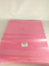 Lot of 50 20"x 20" 4 Mil Zip-Top Pink Anti-Static Bags - Uline S-3949