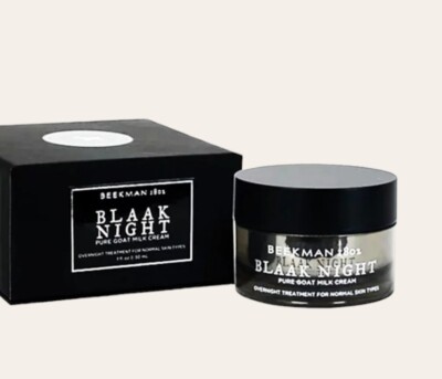 Beekman 1802 BLAAK NIGHT Pure Goat Milk Anti-aging formula Face Night Cream 2 oz