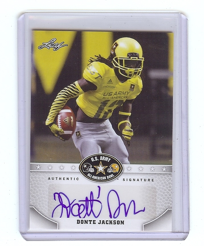 DONTE JACKSON Pittsburgh Steelers / LSU Tigers 2015 Leaf Football