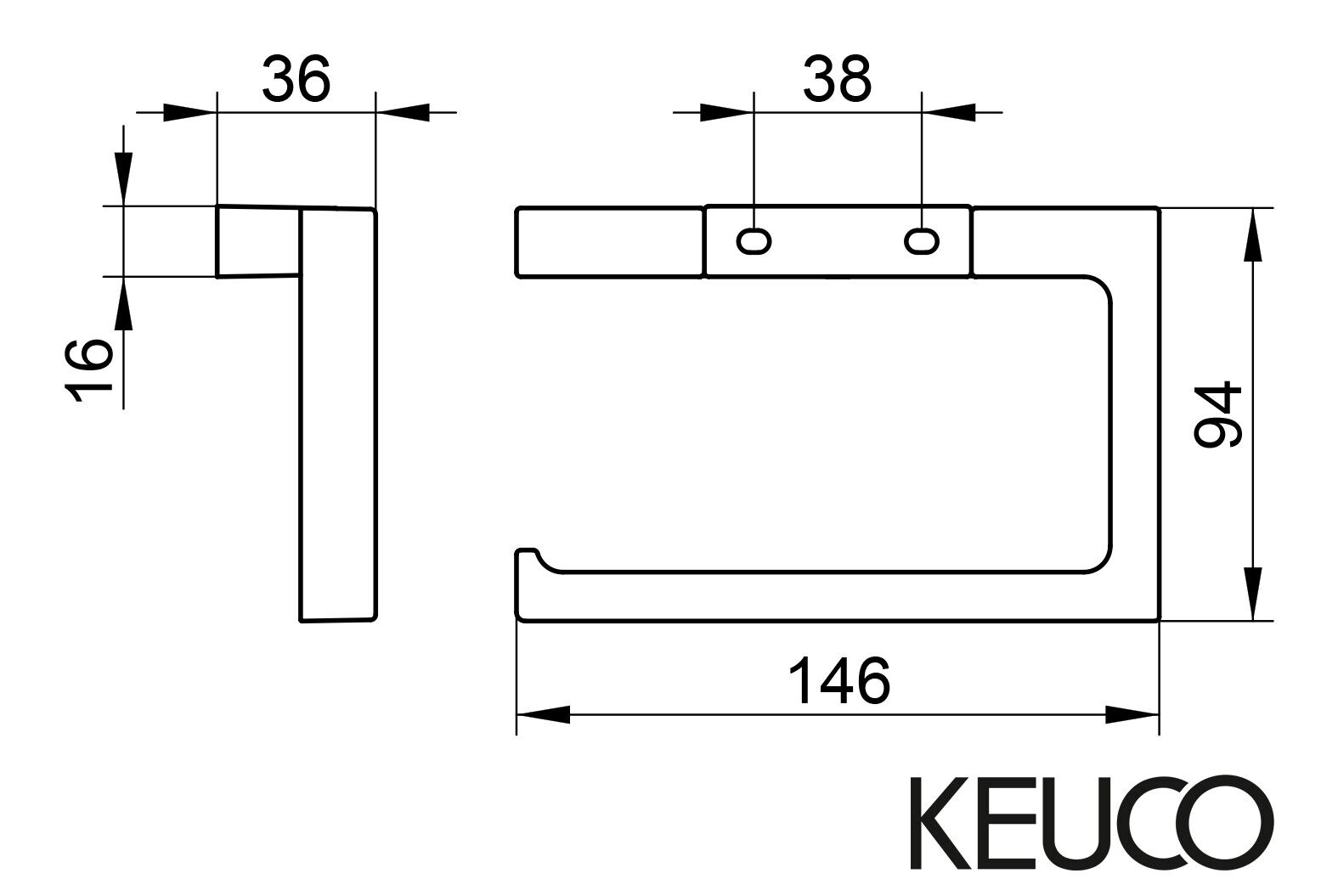 Keuco Edition 11 Toilettenpapierhalter Handtuchhalter Bürstengarnitur Badset
