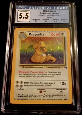 dragonite holographic pokemon card CGC 6 Dark Dragonite Radiant Holo 1st Edition (Graded Card) – Phurion main image 0