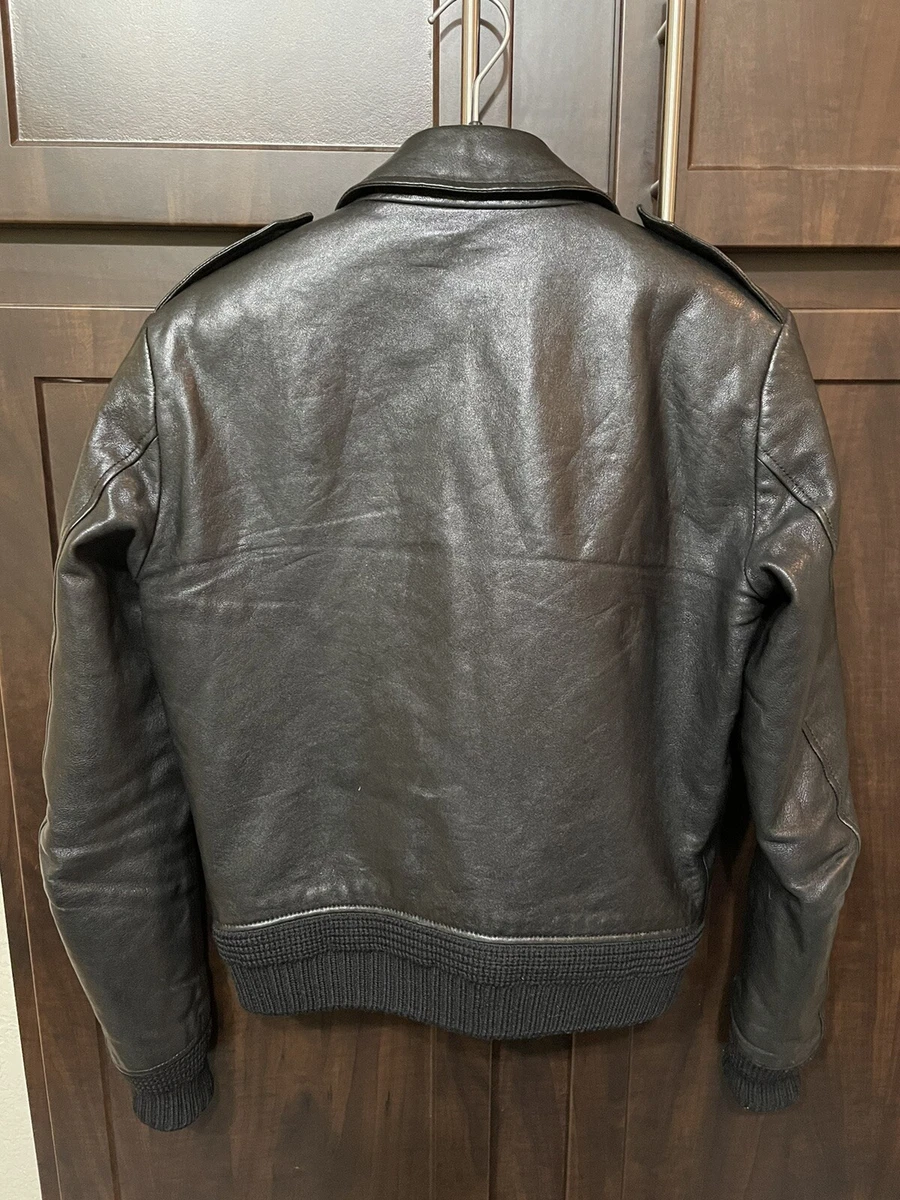 saint laurent military Leather Jacket 44