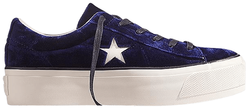 converse velvet platform