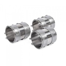 Doppelschelle Edelstahl Auspuffschelle Rohrverbinder Ø45 48 50 55 60 65 70 76 mm