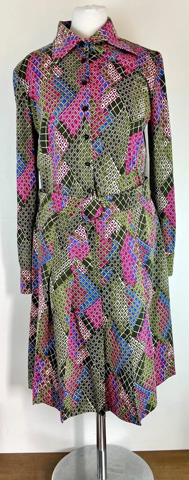 Juego de dos piezas LUISA SPAGNOLI años 60 talla Reino Unido 12/14 hecho en Italia pura lana Foto 4 de 4