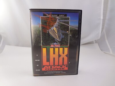 LHX Attack Chopper (Sega Genesis, 1992) Authentic Game Cartridge, CIB Complete
