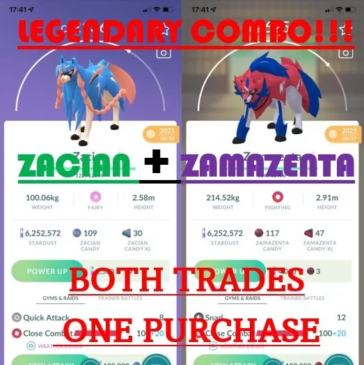 Legendary Zamazenta Service - Pokemon GO Account Service