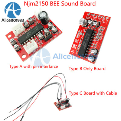 NJM2150 BBE Tone Preamplifier Board Bass Amp Sound Effect Exciter DC5-12V