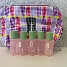 Lot of 5 Clinique Clarifying Lotion #3 Combination Oily Skin 1 oz/30ml +Gift Bag