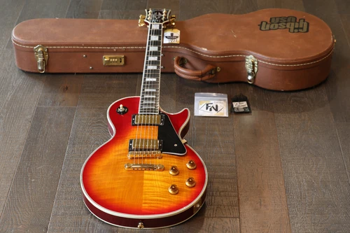 1993 Gibson Les Paul Custom Electric Guitar Cherry Sunburst + OHSC