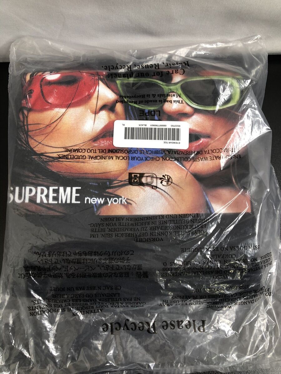 Supreme EYEWEAR Tee Black Men's Size XL / SS23 / SHIPS SAME DAY!!