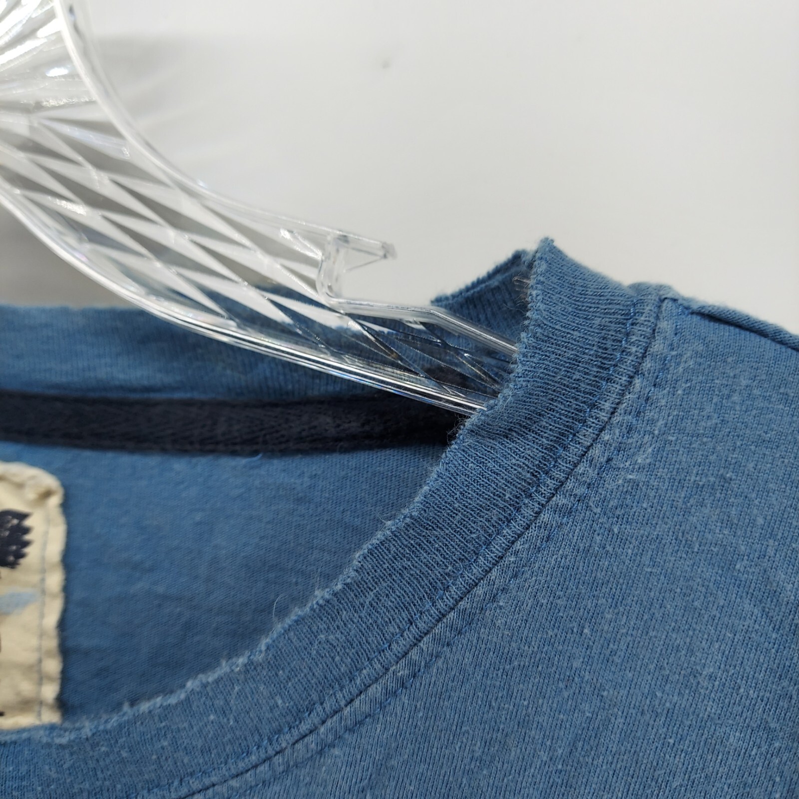 camicia uomo fila taglia 4X logo aquila invecchiato girocollo manica lunga slim fit