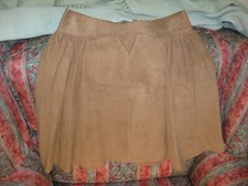 JAEGER - UNIQUE! Extremely soft suede skirt 12