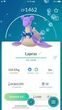 Pokemon Shiny Lapras Wearing a Scarf - TRA'DE 20k Dust GO - Read Description