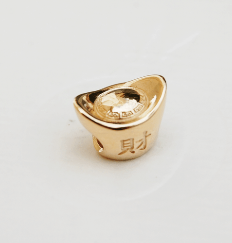 Gen. Pandora 14ct. Gold Charm "Ingot" (Chinese Wealth and Prosperity) - 750823 - Picture 5 of 5