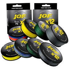 X12 Braided Fishing Lines 12 Strands Multifilament PE Lines 100M 300M 500M