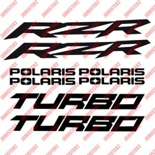 Polaris Rzr Turbo Decal Set Polaris Vinyl Decals - Any Color